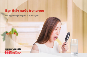 Bạn thấy nước trong veo, nhưng không có nghĩa là nước sạch 1 Nước trong không hẳn là nước sạch