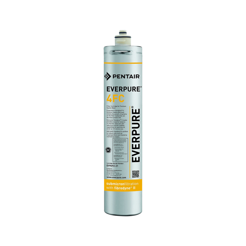 Combo Máy Lọc Nước thương mại Pentair Everpure 4FC-2 kèm lọc thô A10, vòi Pentair H-1200 22 Lõi lọc Pentair 4FC