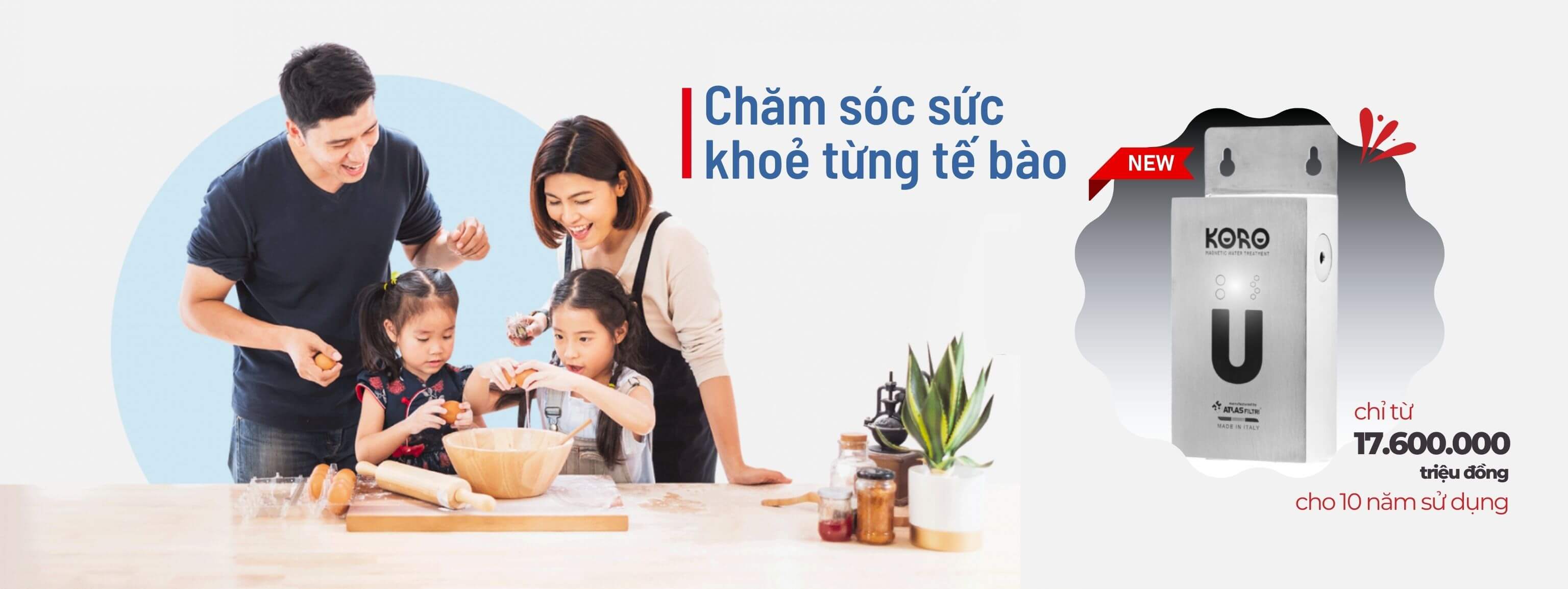 Nước từ trường chăm sóc sức khỏe từng tế bào