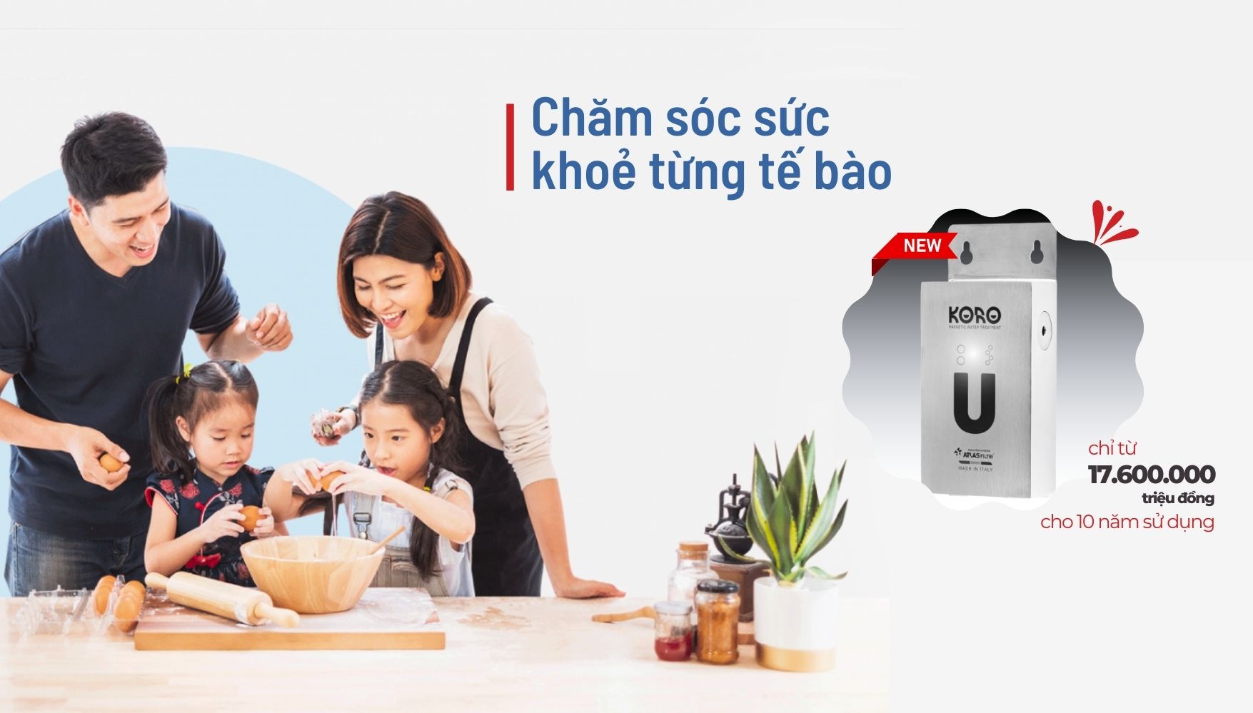 Nước từ trường chăm sóc sức khỏe từng tế bào