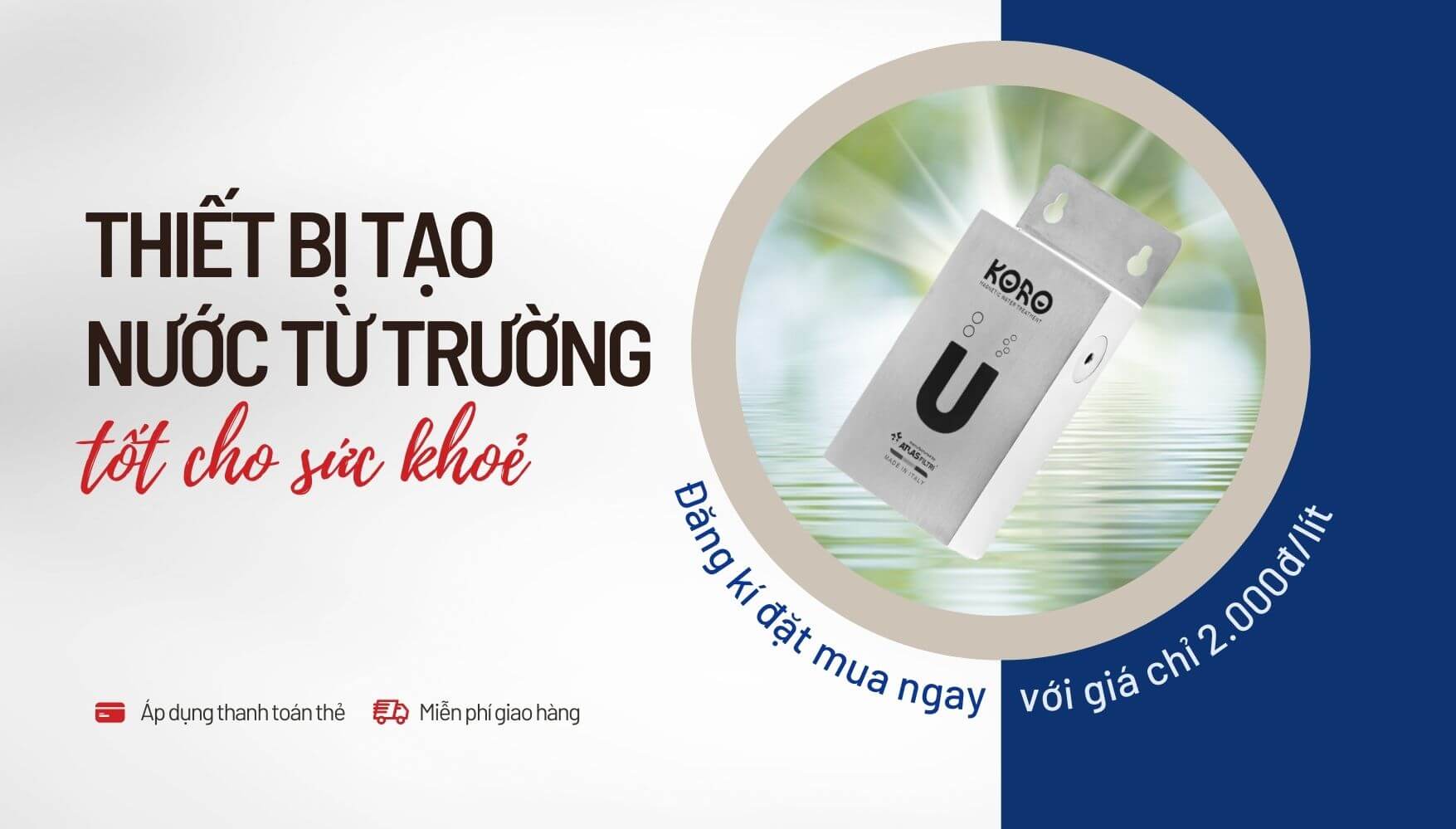 thiết bị tạo nước từ trường tốt cho sức khỏe