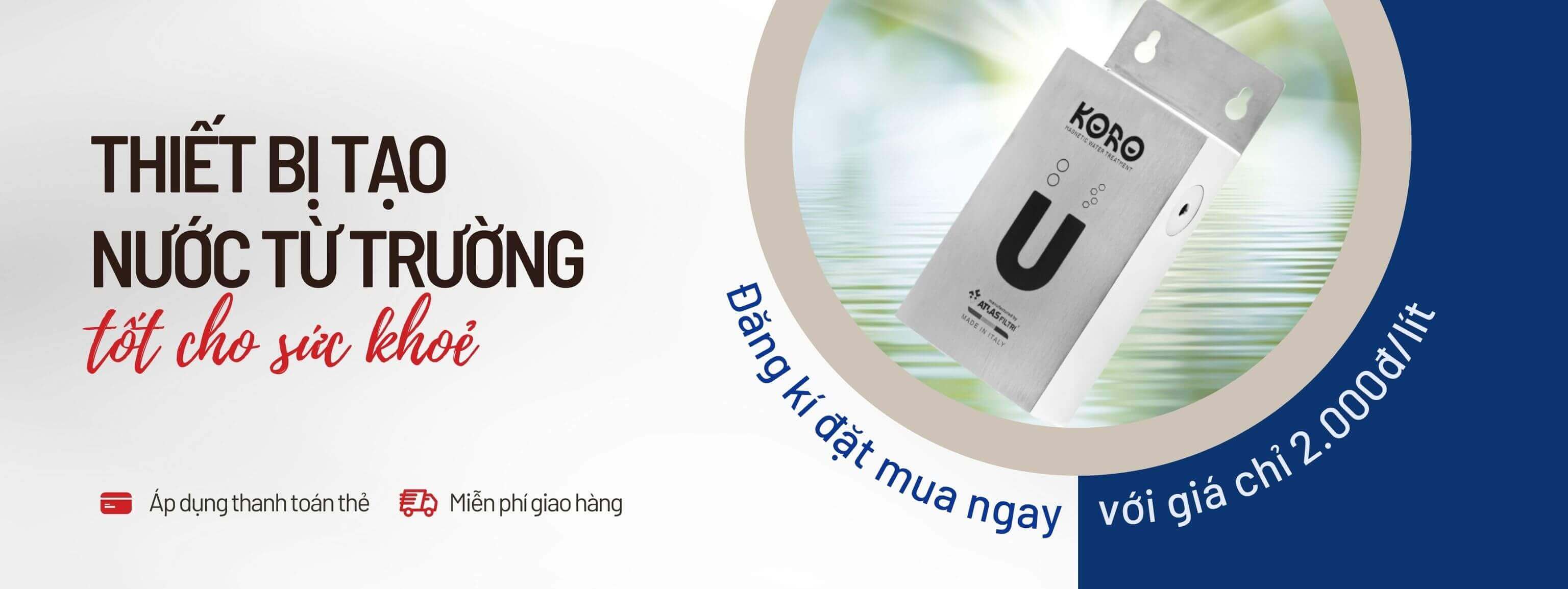 Thiết bị tạo nước từ trường tốt cho sức khỏe