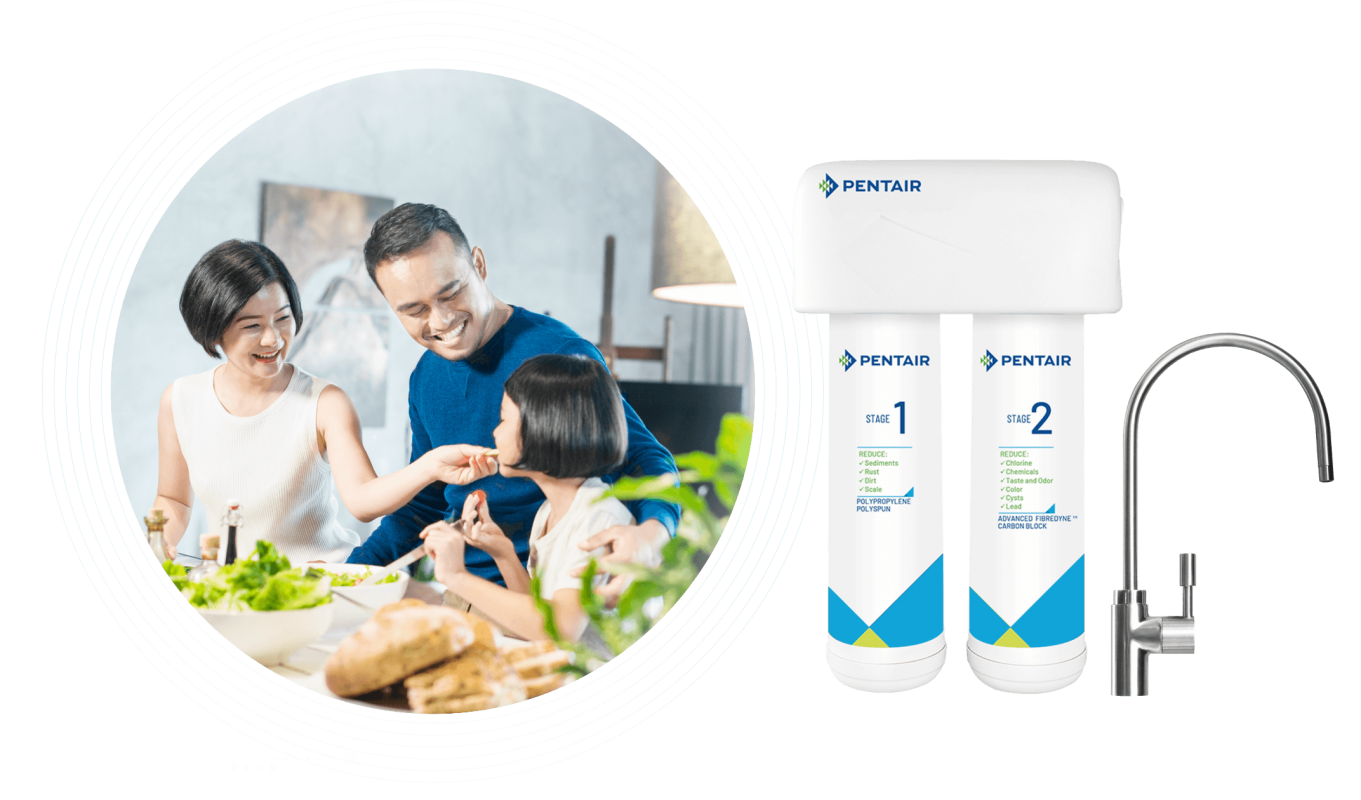 máy lọc nước Pentair F2200 chăm sóc cả gia đình