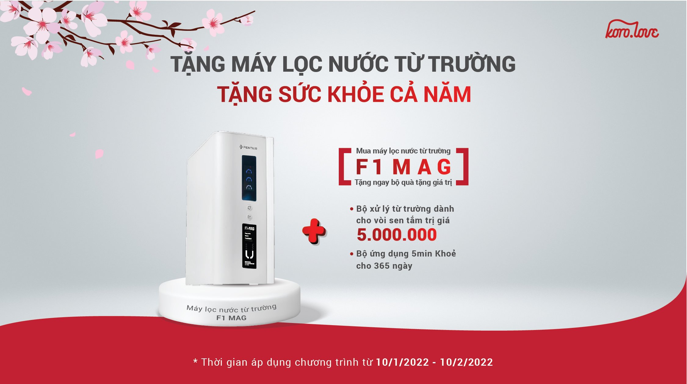 Tặng máy lọc nước từ trường - Tặng sức khỏe cả năm 1 nuoc tu truong.koro .love 2