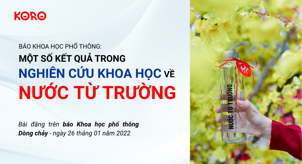 Bao Khoa hoc pho thong Mot so ket qua trong nghien cuu khoa hoc ve nuoc tu truong