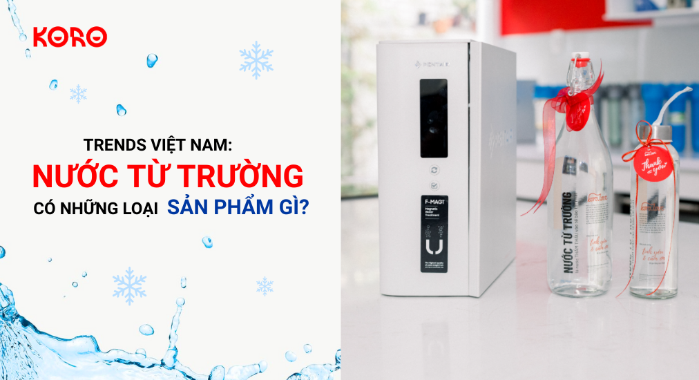 Trends Việt Nam: Nước từ trường có những loại sản phẩm gì? 4 Trends Viet Nam Nuoc tu truong co nhung loai san pham gi