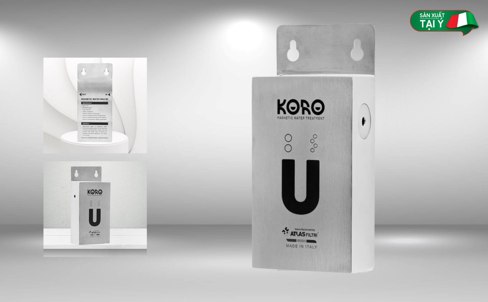 Thiết bị tạo nước từ trường của Koro sản xuất tại Ý