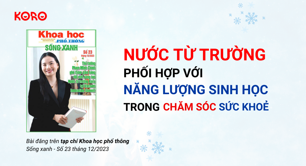 Báo khoa học phổ thông: Nước từ trường phối hợp với năng lượng sinh học trong chăm sóc sức khoẻ 3 4