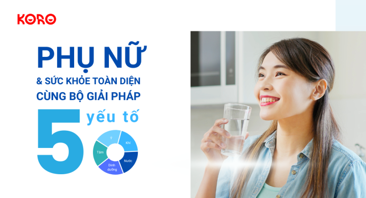 Phu nu va Suc khoe toan dien cung bo giai phap 5 yeu to