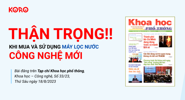 Than trong khi mua va su dung may loc nuoc cong nghe moi
