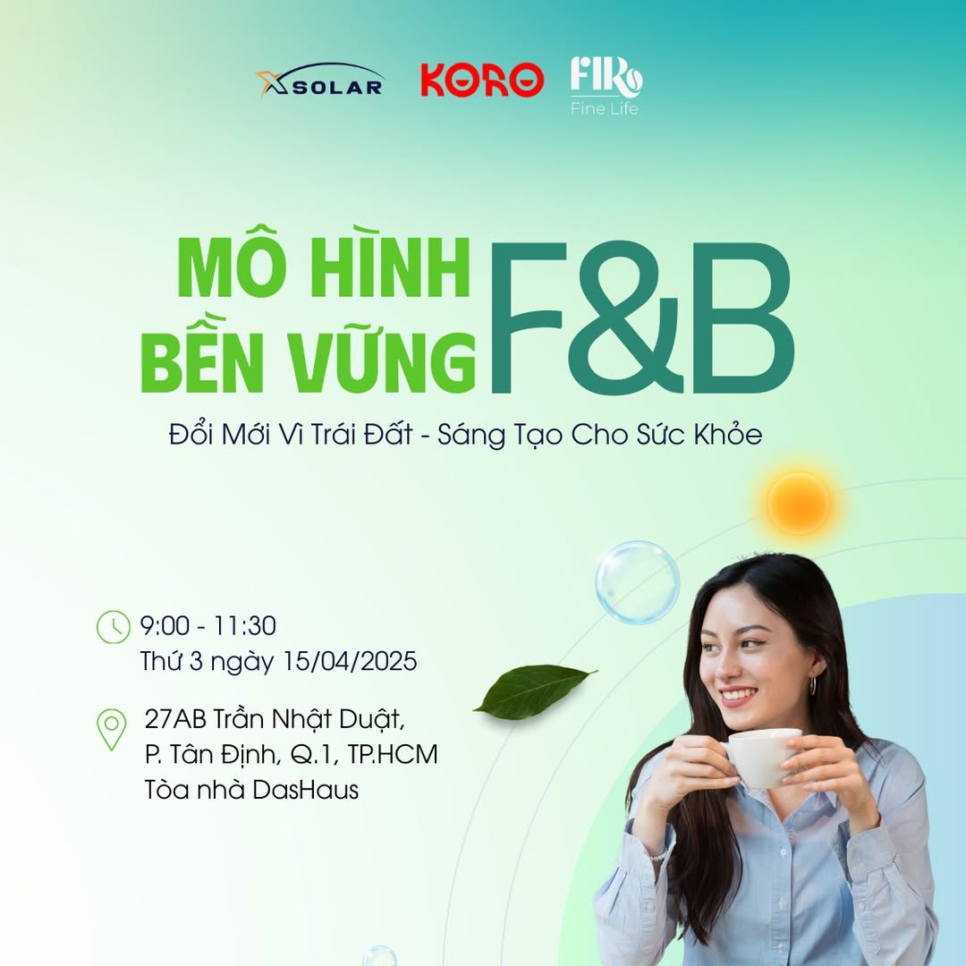 Sự kiện mô hình F&B bền vững